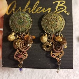Never worn,  very vintage Ashley B. Earrings